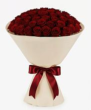 Букет 101 Бордовая роза Блэк Бакарра в Галашках