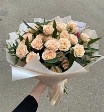 Букет Кремовые розы Латте в Галашках