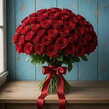 Букет Красные розы Блэк Меджик в Галашках