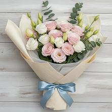 Букет цветов из:  Лизиантусы в Галашках