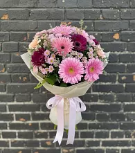 Букет цветов из:  Герберы и Хризантемы #REPLACE_PRED# Галашках
