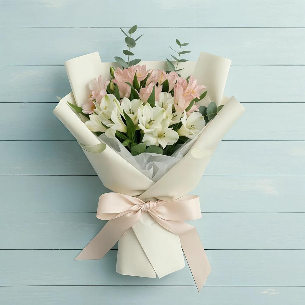 Букет цветов из: Альстромерии в Галашках