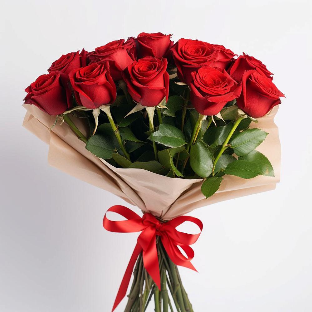 Букет 11 Красных роз Эдлесс Лав в Галашках