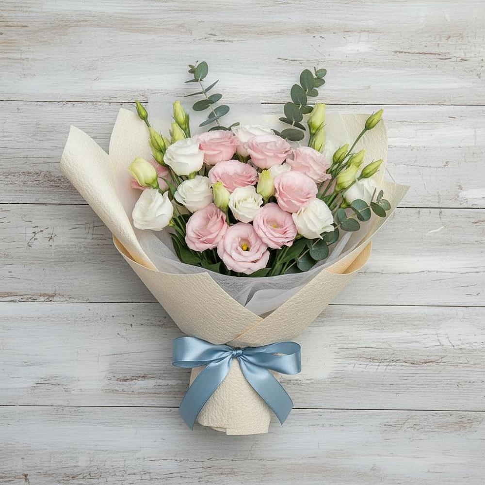 Букет цветов из: Лизиантусы в Галашках